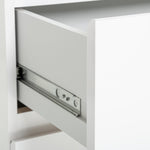 Home Jenson 5 Drawer Chest - Matte White (B GRADE 1042)
