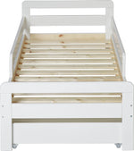 Habitat Ellis White Toddler Bed Frame with Storage ( B Grade 49863 )