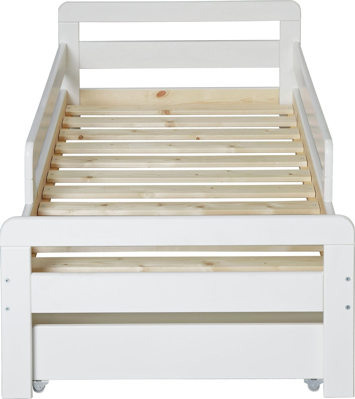 Habitat Ellis White Toddler Bed Frame with Storage ( B Grade 49863 )