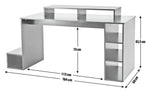 Gaming Desk - Black  ( B Grade 4836 - 4838 )