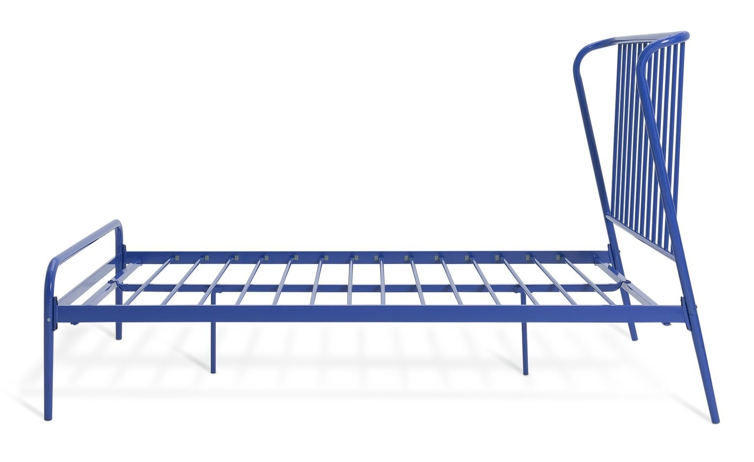 Kanso Double Metal Bed Frame - Blue | modern metal bed frame