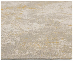 Distressed Abstract Gold Rug 120x170cm | Modern Living Room Floor Rug Carpet