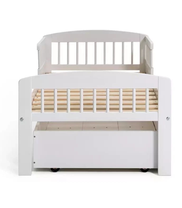 Jesse Toddler Bed With Drawer - White | Children's Bedroom Furniture