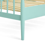 Kids Thea Spindle Single Bed Frame - Duck Egg Blue | Childrens Bedroom Furniture