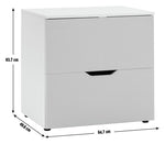 Habitat Kids Pod 2 Drawer Low Chest of Drawers - Orange