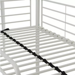 Home Mason Take Home Today Metal Bunk Bed White | Sturdy Space Saving Bed Kids