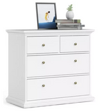 Tvilum Paris 4 Drawer Chest - White ( B Grade )