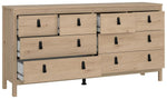 Tvilum Madrid 8 Drawer Chest - Oak | Elegant Storage Feature