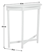 Rita Console Table - White ( B Grade 50785 )
