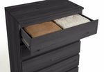 Home Jenson 5 Drawer Chest - Black | Sleek Storage Solution