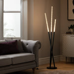 LED Bubble Floor Lamp - Black
