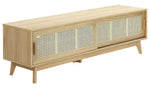 Java 2 Door TV Unit - Oak