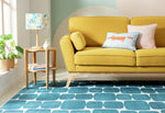 Habitat x Scion Lohko Printed Rug - 120 x 170cm -Teal