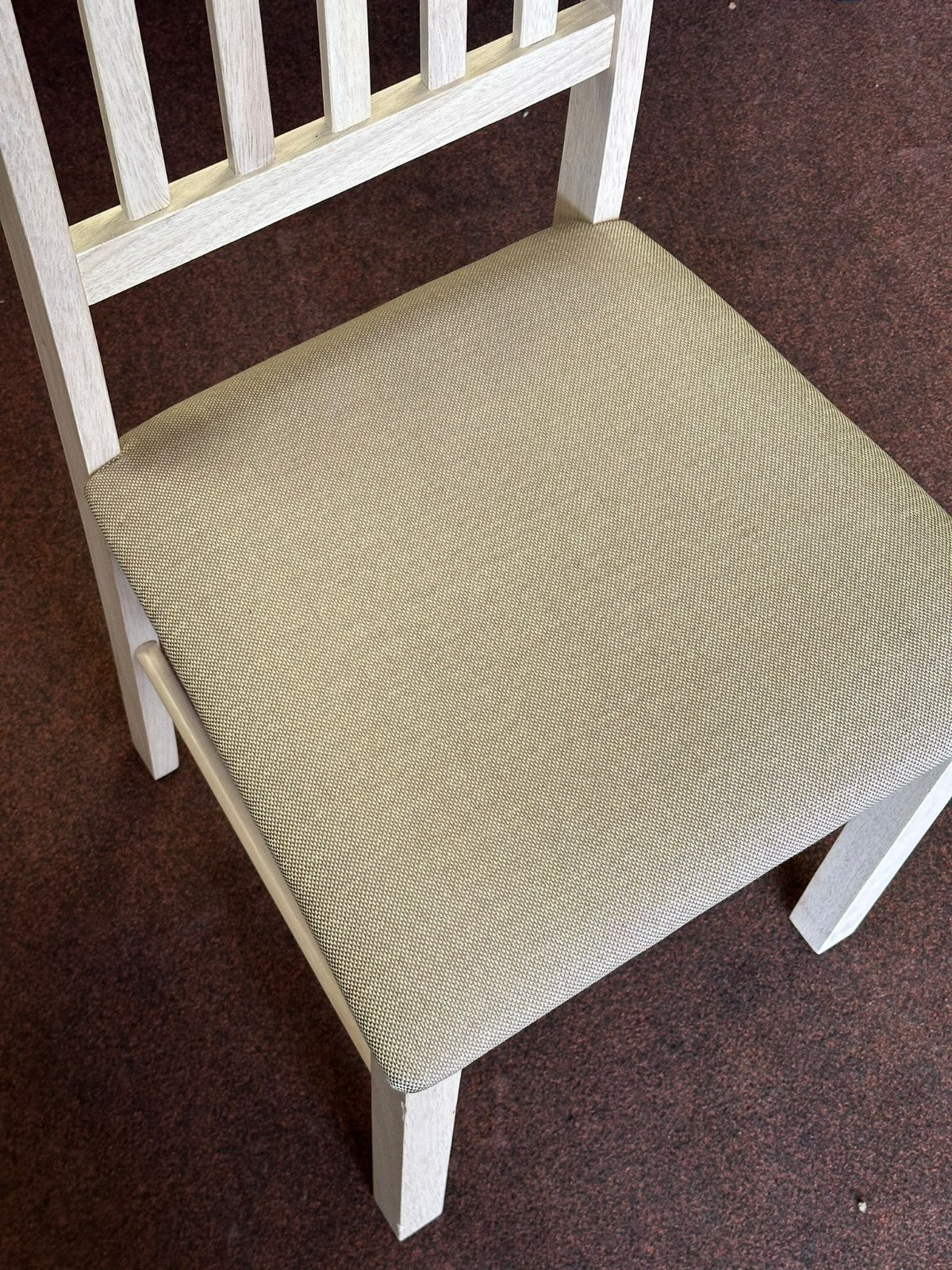 Pair of Kendal Oak Dining Chairs - White Ash
