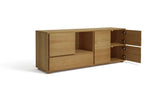 Block 1 Drawer Oak Sideboard - Natural | Block Collection Wooden Cabinet