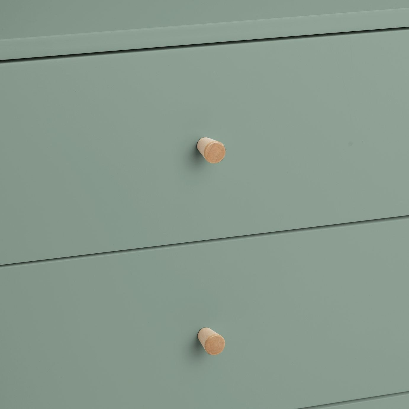 Otto 5 Drawer Tallboy - Sage Green | Stylish Room Arrangement