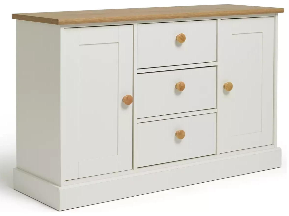 Winchester 2 Door 3 Drawer Sideboard - Cream ( B Grade )