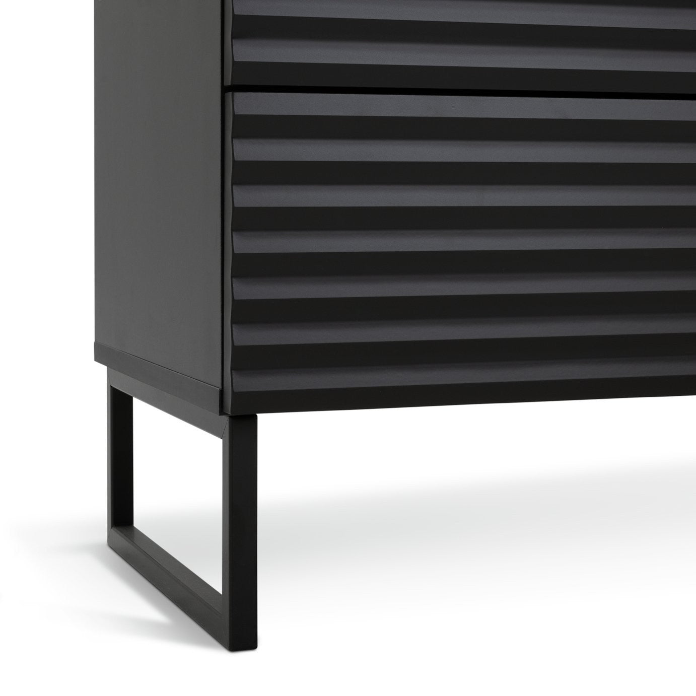 Cairo 6 Drawer Chest - Black | Stylish Modern Accent