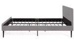 Kristopher Double Fabric Bed Frame - Grey | Bedroom Furniture for Sleep