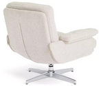 Dawson Fabric Swivel Chair Natural | Accent Lounge Armchair Furniture