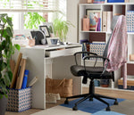 Home Pepper 2 Drawer Desk - Grey | Grey writing desk