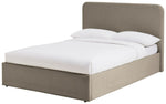 Chadwell Kingsize End Lift Ottoman Bed - Taupe | Relaxed Modern Sleep Solution