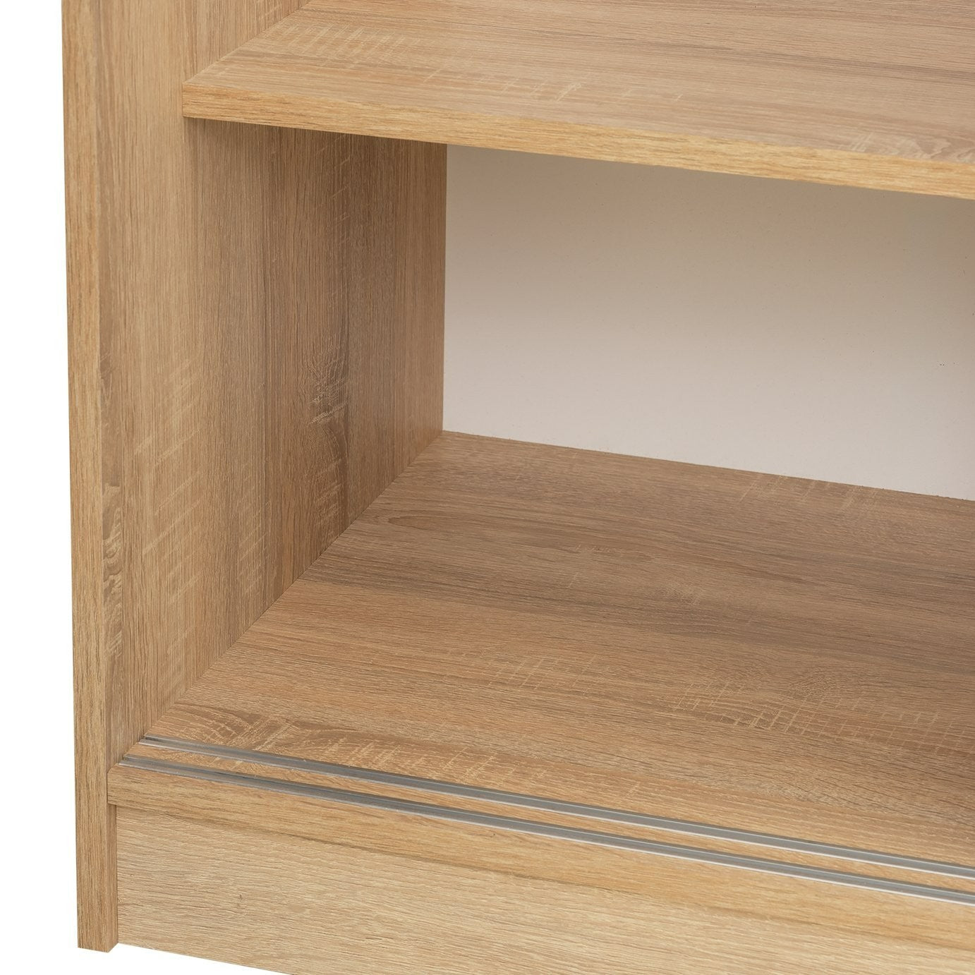 Nova 2 Door Sliding Wardrobe - Oak | Modern Bedroom Storage Cabinet Furniture