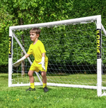 FORZA 8ft x 4ft Football Goal | Garden Football Goal Post Net Soccer Training Eq