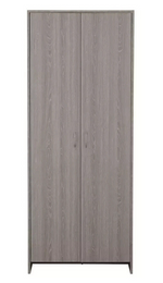 Seville 2 Door Wardrobe - Grey Oak Effect ( B Grade )