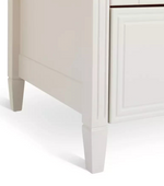 Lucie 2 Door 1 Drawer Wardrobe - Off White (B GRADE 1074.)