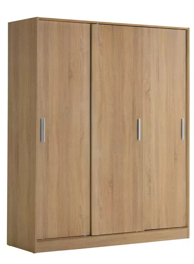 Nova 3 Door Sliding Wardrobe - Oak (B GRADE 1115.)