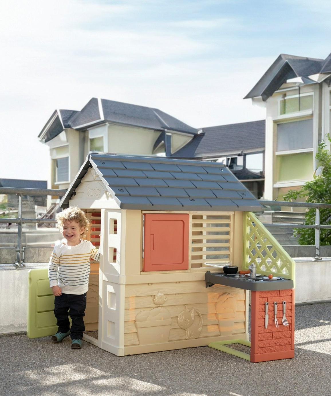 Smoby Nature Playhouse and Kitchen | Playhouse with Kitchen