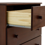 Akio 3 Drawer Chest - Walnut | Compact drawer chest