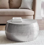 Sona Storage Coffee Table Silver | Modern Living Room Coffee Table