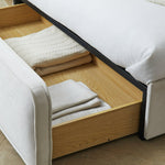 Ruxley Small Double End Drawer Storage Bed - Natural | Warm Interior Atmosphere