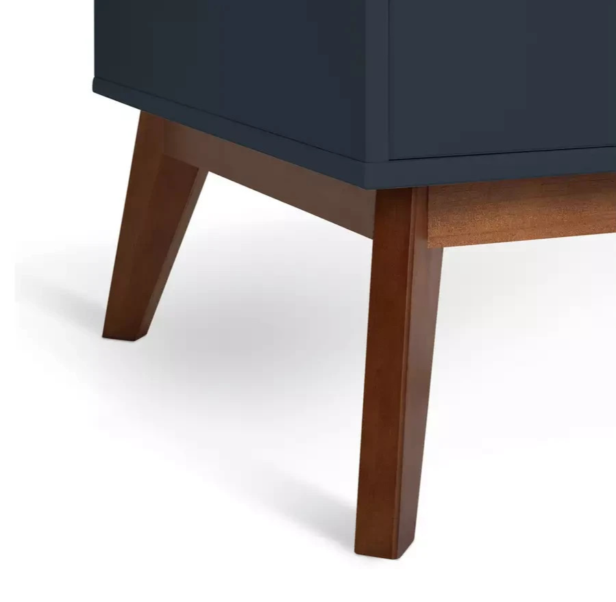 Pimlico 2 Door 2 Drawer Wardrobe Blue | Bedroom Storage Closet Furniture