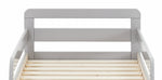 Ellis Toddler Bed Frame with Drawer - Grey | Childrens Bedroom Furniture