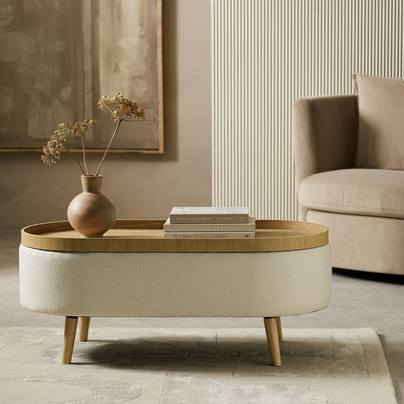 Ingo Coffee Table - Cream ( B Grade )