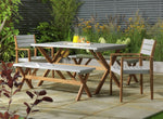 Richmond 6 Seater Wooden Patio Set - Grey ( B Grade 29488 - 29489 - 29491 )