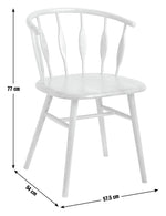 x Morris & Co. Canterbury Oak Dining Chair | Elegant Wood Craftsmanship