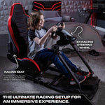X Rocker XR Racing Rig Universal Steering Wheel & Pedal Mount | Gaming Simulator