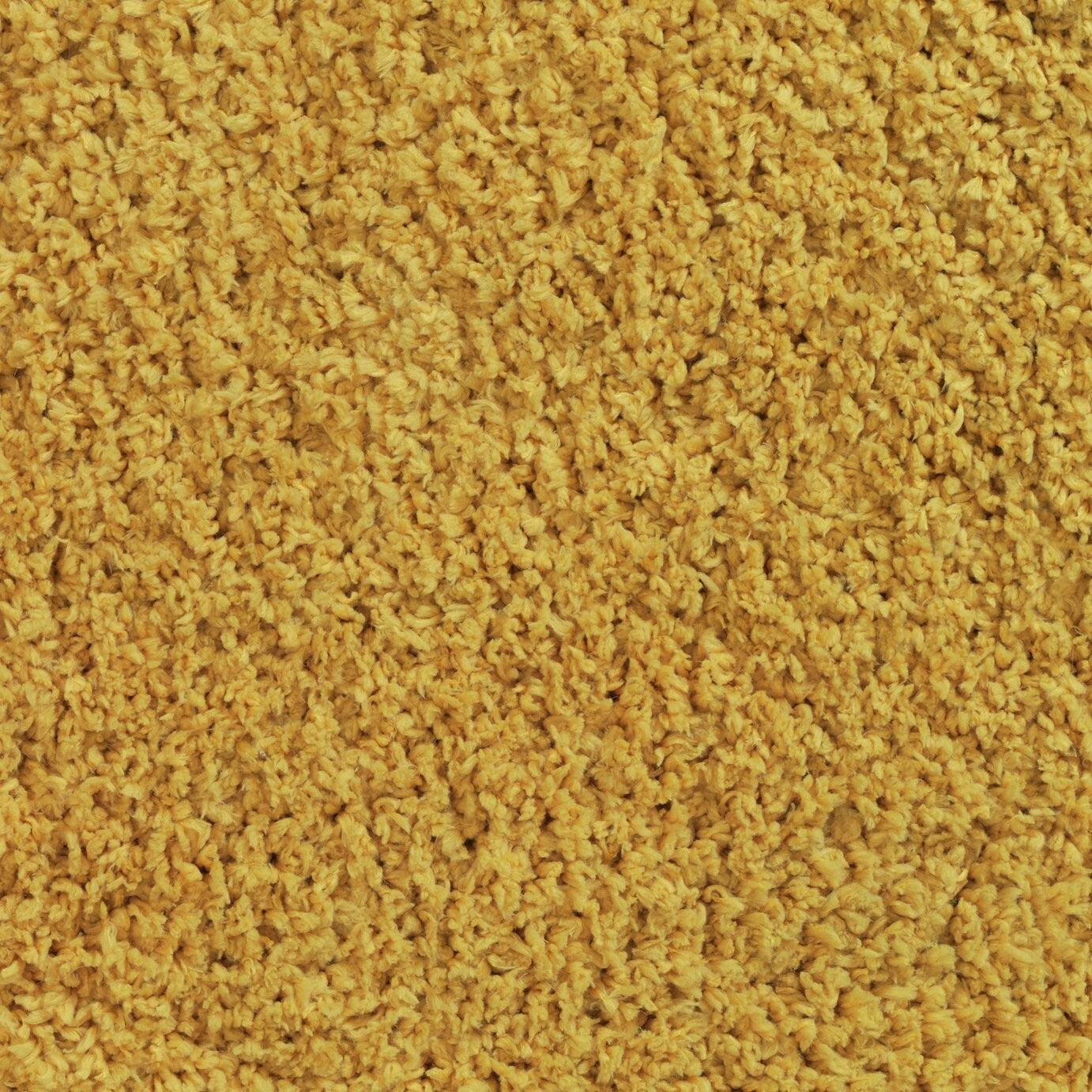 Habitat Recycled Plain Cosy Shaggy Rug - 200x290cm - Mustard