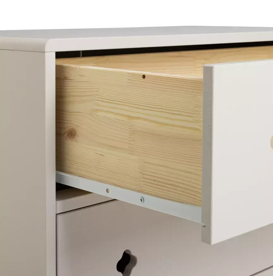 Kids Serena 3 Drawer Chest of Drawers - Ivory (B Grade)