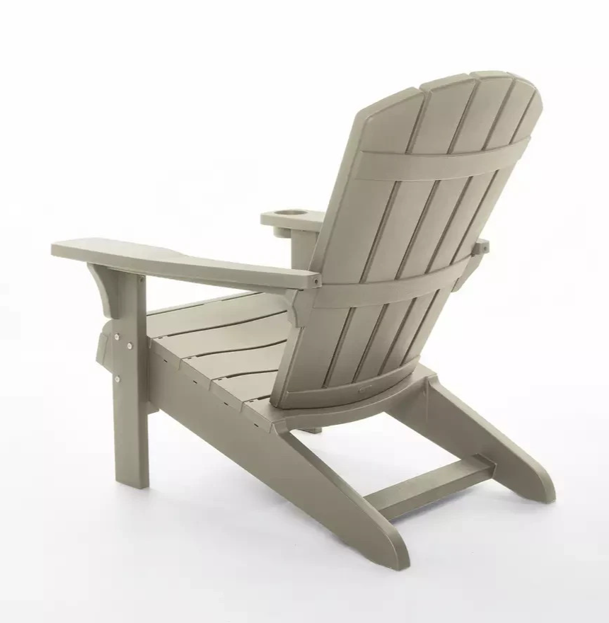 Keter Alpine Adirondack Chair - Silver Sage | Outdoor Garden Patio Chair