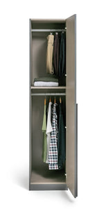 Munich 1 Door Wardrobe - Anthracite | Modern Minimalist Aesthetic