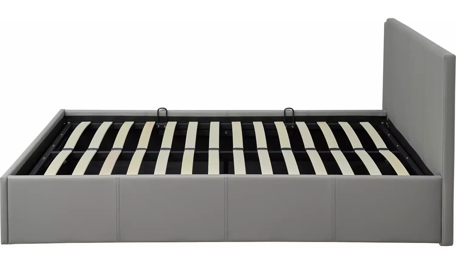 Lavendon Small Double Side Open Ottoman Bed- Grey (B GRADE)