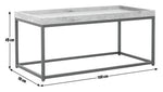 Loft Living Coffee Table - Oak Veneer