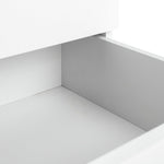Brisbane 3 Drawer Bedside - White