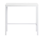 Toby 2 Seater Bar Table - White