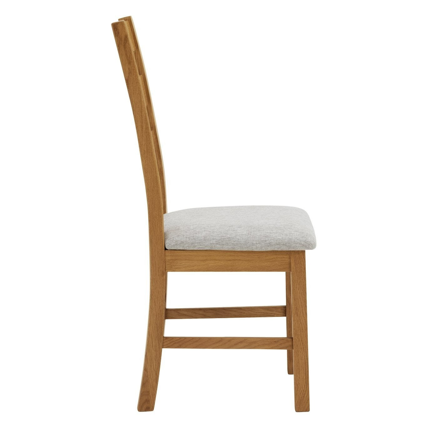 Ashwell Pair of 2 Oak Dining Chairs - Natural | Comfortable Mealtime Experience